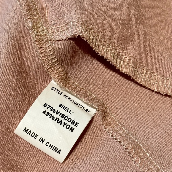 Code x Mode Size Small Open Front Loose Fitting Light Pink Long Blazer w/pockets - Picture 12 of 12